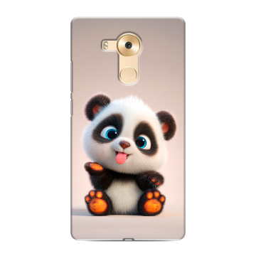 Силиконовый чехол на Huawei Mate 8 с принтом милая панда Силиконовый чехол на Huawei Mate 8 с принтом милая панда