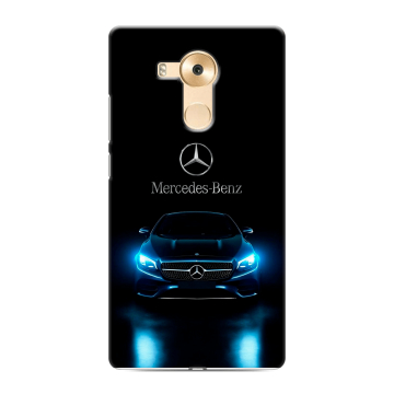 Силиконовый чехол на Huawei Mate 8 с принтом Mercedes Мерседес