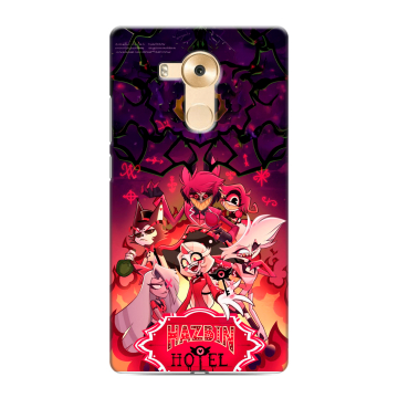 Силиконовый чехол на Huawei Mate 8 с принтом Hazbin Hotel Отель Хазбин Силиконовый чехол на Huawei Mate 8 с принтом Hazbin Hotel Отель Хазбин