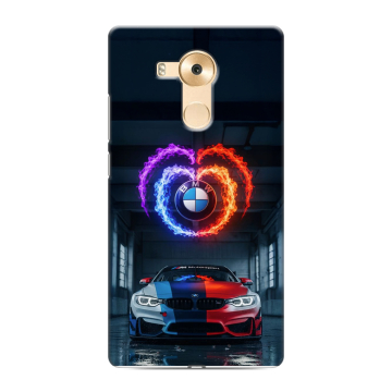 Силиконовый чехол на Huawei Mate 8 с принтом BMW БМВ Силиконовый чехол на Huawei Mate 8 с принтом BMW БМВ
