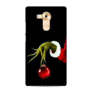 Силиконовый чехол на Huawei Mate 8 с принтом Новый год Гринч Силиконовый чехол на Huawei Mate 8 с принтом Новый год Гринч