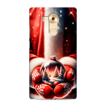 Силиконовый чехол на Huawei Mate 8 с принтом Новый год Силиконовый чехол на Huawei Mate 8 с принтом Новый год