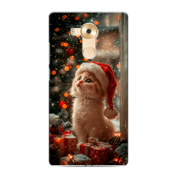 Силиконовый чехол на Huawei Mate 8 с принтом Новый год Силиконовый чехол на Huawei Mate 8 с принтом Новый год