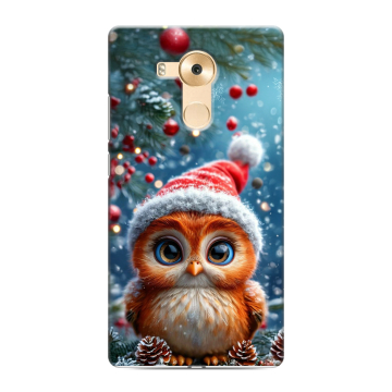 Силиконовый чехол на Huawei Mate 8 с принтом Новый год Силиконовый чехол на Huawei Mate 8 с принтом Новый год