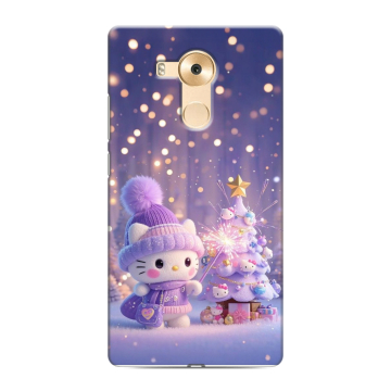 Силиконовый чехол на Huawei Mate 8 с принтом Новый год Силиконовый чехол на Huawei Mate 8 с принтом Новый год