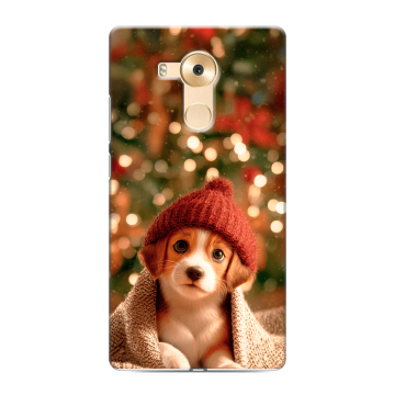 Силиконовый чехол на Huawei Mate 8 с принтом Новый год Силиконовый чехол на Huawei Mate 8 с принтом Новый год