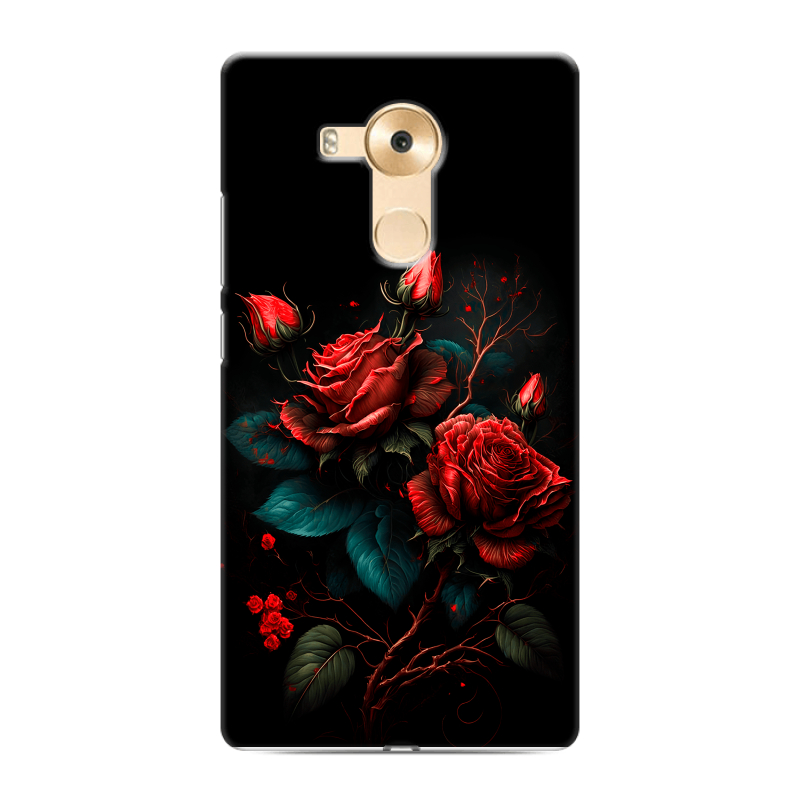 Пластиковый чехол на Huawei Mate 8 с принтом Розы красные Пластиковый чехол на Huawei Mate 8 с принтом Розы красные