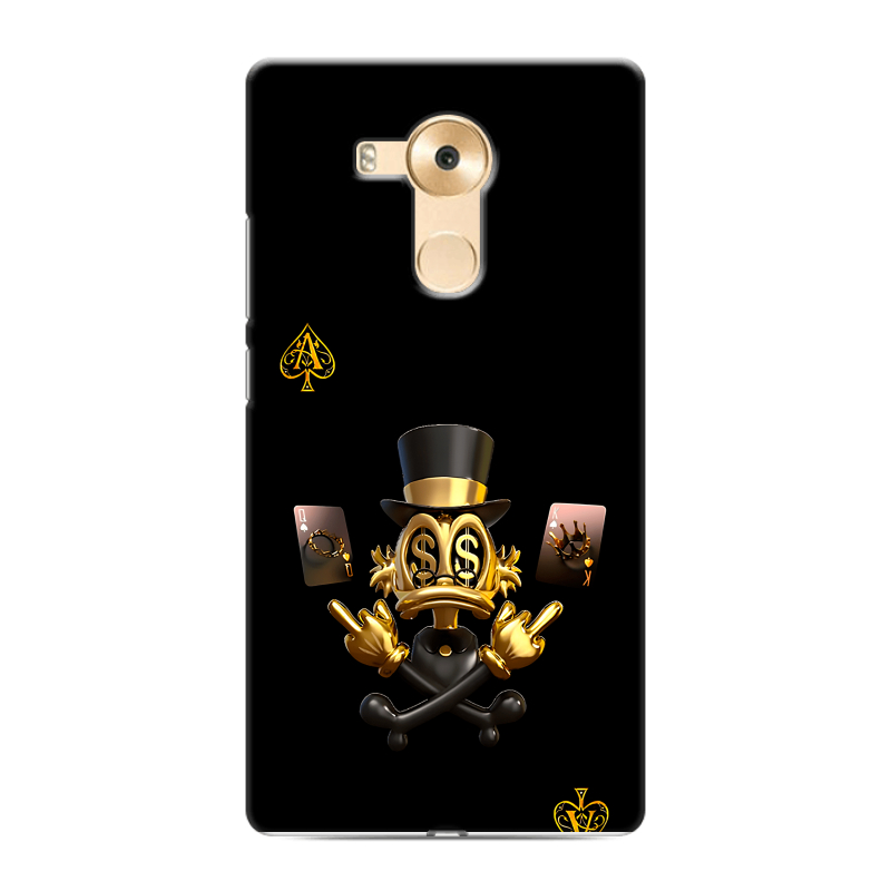 Силиконовый чехол на Huawei Mate 8 с принтом Золотой скрудж макдак Силиконовый чехол на Huawei Mate 8 с принтом Золотой скрудж макдак