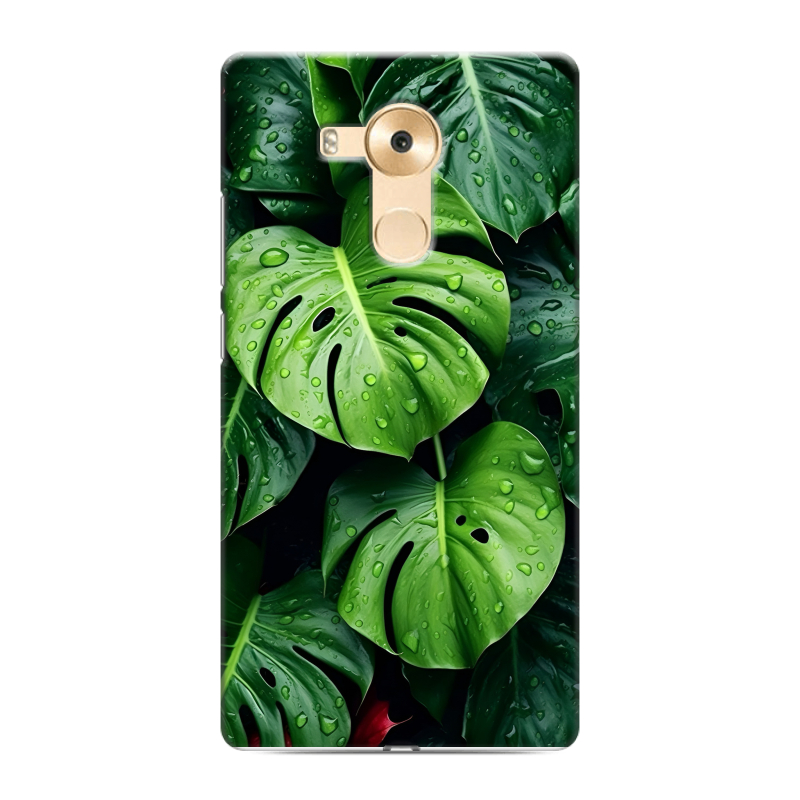 Силиконовый чехол на Huawei Mate 8 с принтом Листья Силиконовый чехол на Huawei Mate 8 с принтом Листья