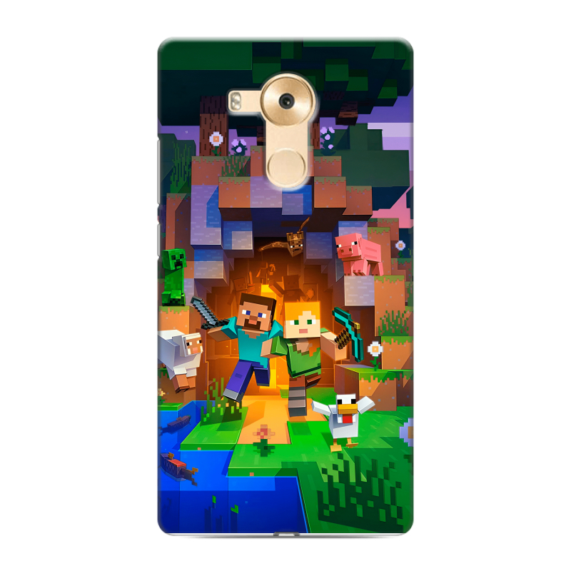 Силиконовый чехол на Huawei Mate 8 с принтом Майнкрафт Minecraft Силиконовый чехол на Huawei Mate 8 с принтом Майнкрафт Minecraft
