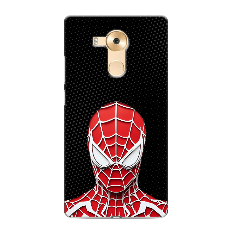 Пластиковый чехол на Huawei Mate 8 с принтом человек паук spiderman Пластиковый чехол на Huawei Mate 8 с принтом человек паук spiderman