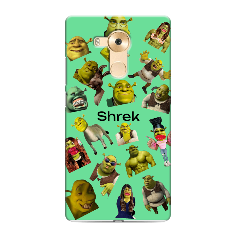 Силиконовый чехол на Huawei Mate 8 с принтом Шрек Shrek Силиконовый чехол на Huawei Mate 8 с принтом Шрек Shrek