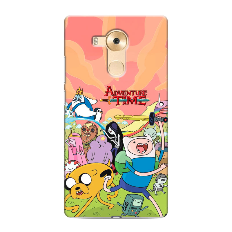 Силиконовый чехол на Huawei Mate 8 с принтом Adventure time Время приключений Силиконовый чехол на Huawei Mate 8 с принтом Adventure time Время приключений