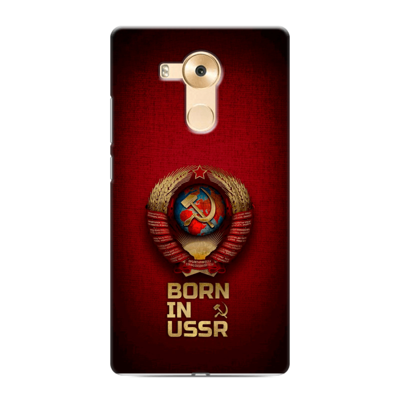 Пластиковый чехол на Huawei Mate 8 с принтом Флаг Герб СССР Пластиковый чехол на Huawei Mate 8 с принтом Флаг Герб СССР