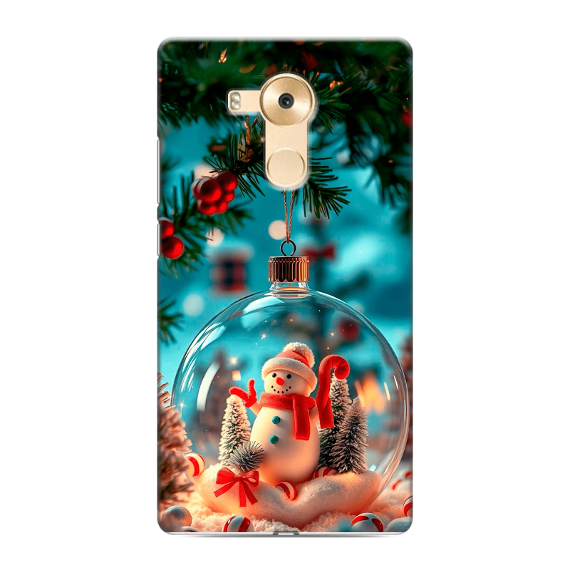 Силиконовый чехол на Huawei Mate 8 с принтом Новый год Силиконовый чехол на Huawei Mate 8 с принтом Новый год