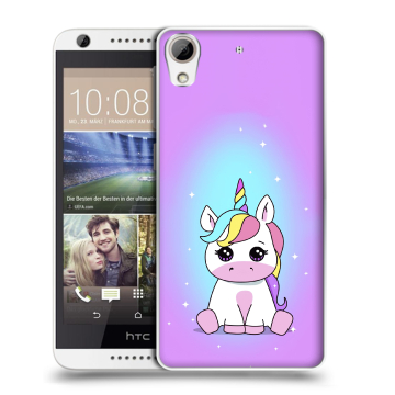 Силиконовый чехол на HTC Desire 626 с принтом Единорог Силиконовый чехол на HTC Desire 626 с принтом Единорог