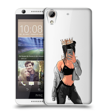 Силиконовый чехол на HTC Desire 626 с принтом Женские принты