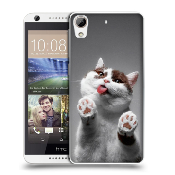 Силиконовый чехол на HTC Desire 626 с принтом Коты