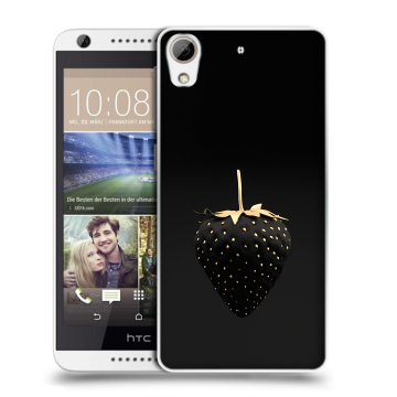Силиконовый чехол на HTC Desire 626 с принтом Черная клубника
