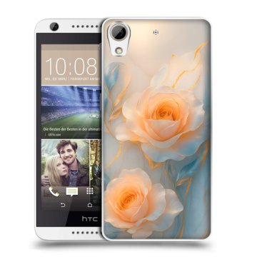 Силиконовый чехол на HTC Desire 626 с принтом Женский