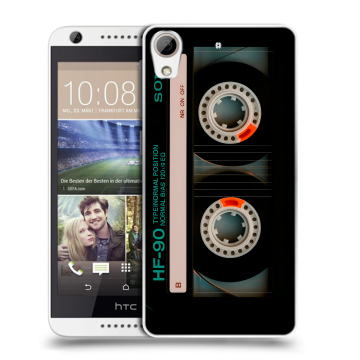 Силиконовый чехол на HTC Desire 626 с принтом Кассета