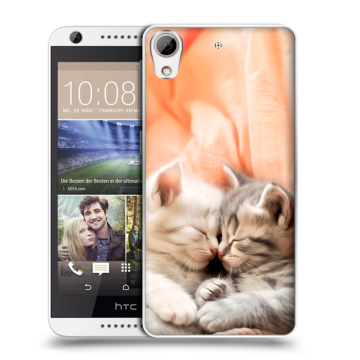 Силиконовый чехол на HTC Desire 626 с принтом Котята Силиконовый чехол на HTC Desire 626 с принтом Котята