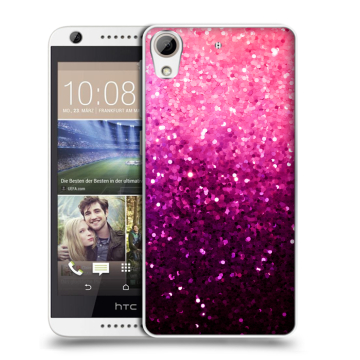 Силиконовый чехол на HTC Desire 626 с принтом Блестки Силиконовый чехол на HTC Desire 626 с принтом Блестки