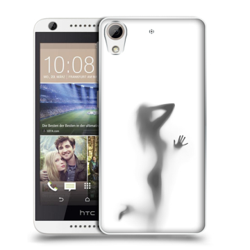 Силиконовый чехол на HTC Desire 626 с принтом Силуэт