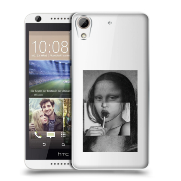 Силиконовый чехол на HTC Desire 626 с принтом Мона Лиза Силиконовый чехол на HTC Desire 626 с принтом Мона Лиза