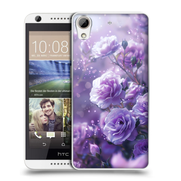 Силиконовый чехол на HTC Desire 626 с принтом Розы цветы Силиконовый чехол на HTC Desire 626 с принтом Розы цветы