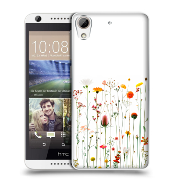Силиконовый чехол на HTC Desire 626 с принтом цветы Силиконовый чехол на HTC Desire 626 с принтом цветы