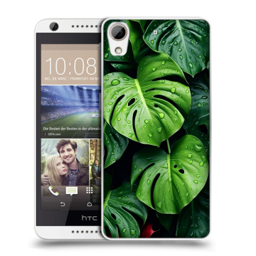 Силиконовый чехол на HTC Desire 626 с принтом Листья Силиконовый чехол на HTC Desire 626 с принтом Листья
