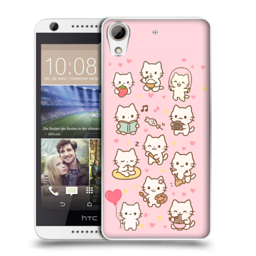 Силиконовый чехол на HTC Desire 626 с принтом Hello Kitty Хелоу Кити