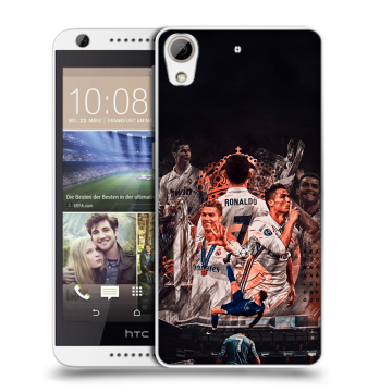 Силиконовый чехол на HTC Desire 626 с принтом Реал Роналдо Real Ronaldo