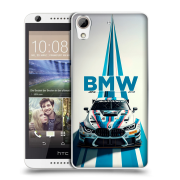 Силиконовый чехол на HTC Desire 626 с принтом БМВ BMW