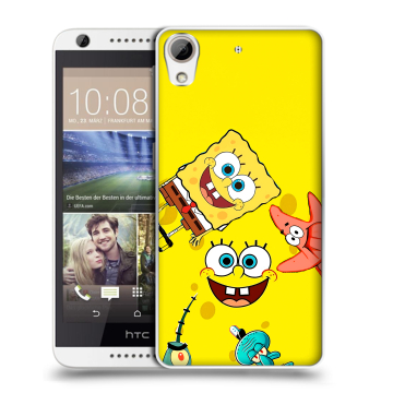 Силиконовый чехол на HTC Desire 626 с принтом Спанч боб Спанчбоб Силиконовый чехол на HTC Desire 626 с принтом Спанч боб Спанчбоб