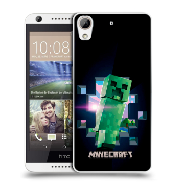 Силиконовый чехол на HTC Desire 626 с принтом Майнкрафт Minecraft
