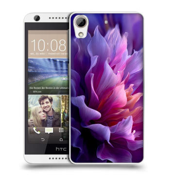 Силиконовый чехол на HTC Desire 626 с принтом женский цветы