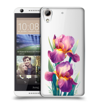 Силиконовый чехол на HTC Desire 626 с принтом Цветы орхидеи
