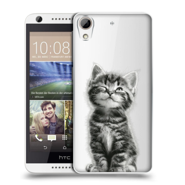 Силиконовый чехол на HTC Desire 626 с принтом Котенок Силиконовый чехол на HTC Desire 626 с принтом Котенок