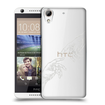 Силиконовый чехол на HTC Desire 626 с принтом Сотворение мира
