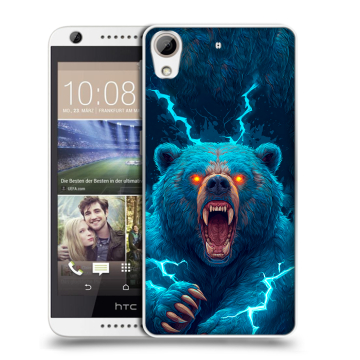 Силиконовый чехол на HTC Desire 626 с принтом Медведь