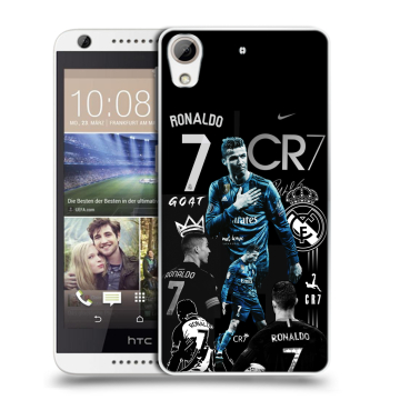 Силиконовый чехол на HTC Desire 626 с принтом Реал Роналдо
