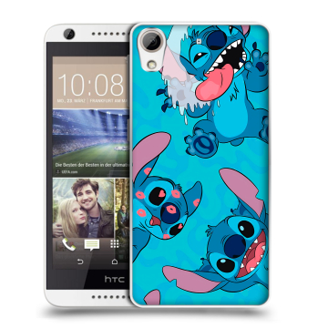 Силиконовый чехол на HTC Desire 626 с принтом Лило и Стич