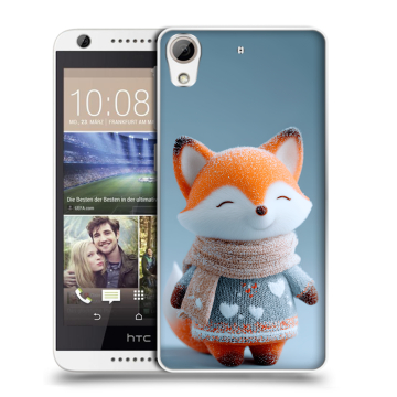 Силиконовый чехол на HTC Desire 626 с принтом Лиса