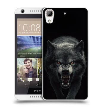 Силиконовый чехол на HTC Desire 626 с принтом Волк