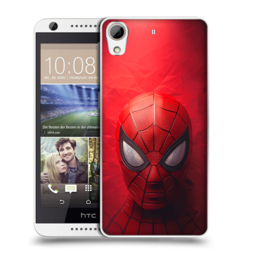 Силиконовый чехол на HTC Desire 626 с принтом Spiderman Человек паук