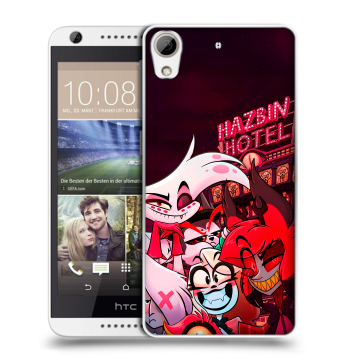 Силиконовый чехол на HTC Desire 626 с принтом Hazbin Hotel Отель Хазбин Силиконовый чехол на HTC Desire 626 с принтом Hazbin Hotel Отель Хазбин