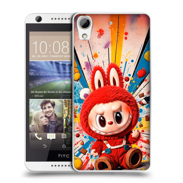 Силиконовый чехол на HTC Desire 626 с принтом Labubu Лабубу