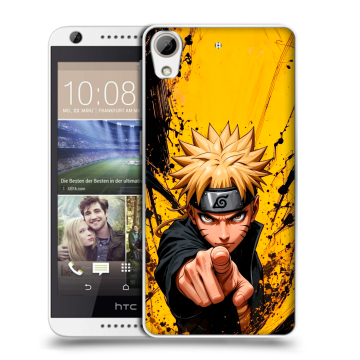 Силиконовый чехол на HTC Desire 626 с принтом Naruto Наруто